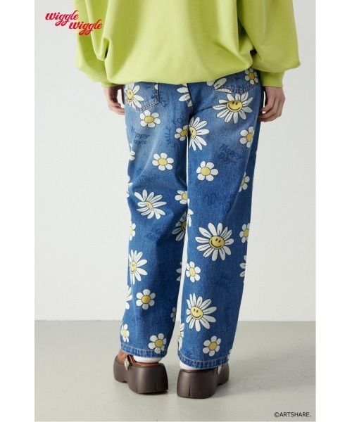 RODEO CROWNS WIDE BOWL（ロデオクラウンズワイドボウル）の「(wiggle wiggle)パターンDENIMパンツ（デニムパンツ・レディース・ブラック系その他/ブルー系その他・MEDIUM/LARGE）」の5枚目の写真