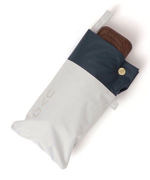 SHIPS（シップス）の「UVO:5段折 mini（長傘・レディース・オフホワイト/ブラック・ONE SIZE）」の3枚目の写真