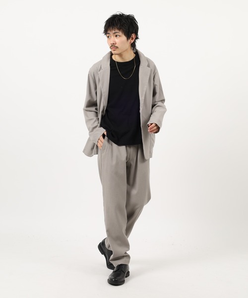 Relation(リレーション)の「リネンセットアップ(セットアップ・メンズ・ネイビー/ベージュ/カーキ/グレー/ブラック・XL/M/L)」の18枚目の写真