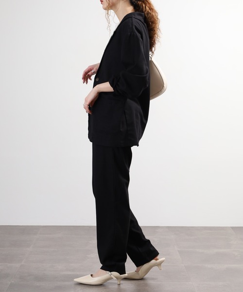 Relation(リレーション)の「リネンセットアップ(セットアップ・メンズ・ネイビー/ベージュ/カーキ/グレー/ブラック・XL/M/L)」の15枚目の写真