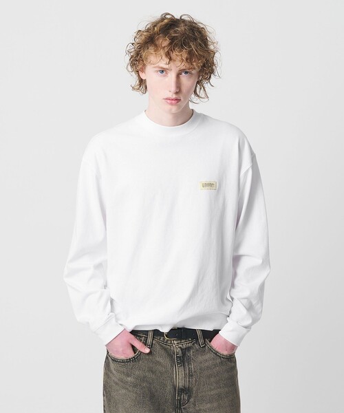 UNIVERSAL OVERALL(ユニバーサルオーバーオール)の「【別注】<UNIVERSAL OVERALL>ロングスリーブ Tシャツ(Tシャツ/カットソー・メンズ・ホワイト/ライトグレー/ダークグレー・L/M/S/XL)」の2枚目の写真