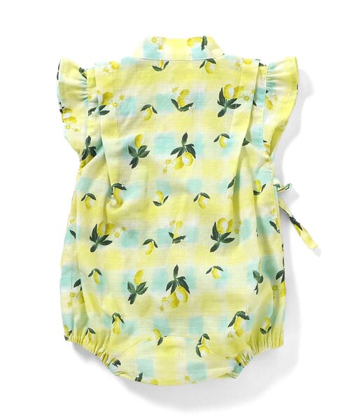 Ampersand（アンパサンド）の「【リンク】バラエティGIRLSロンパース（ロンパース・キッズ・キナリ/ラベンダー/ネイビー/イエロー・70/80）」の7枚目の写真