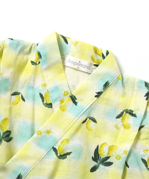 Ampersand（アンパサンド）の「【リンク】バラエティGIRLSロンパース（ロンパース・キッズ・キナリ/ラベンダー/ネイビー/イエロー・70/80）」の8枚目の写真