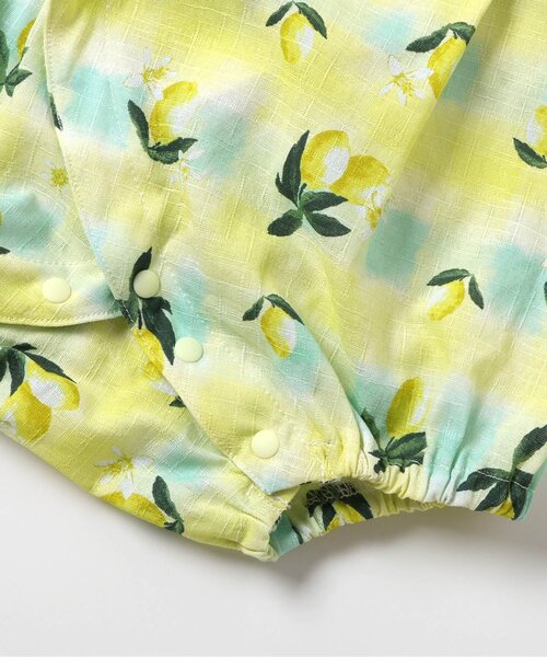 Ampersand（アンパサンド）の「【リンク】バラエティGIRLSロンパース（ロンパース・キッズ・キナリ/ラベンダー/ネイビー/イエロー・70/80）」の12枚目の写真