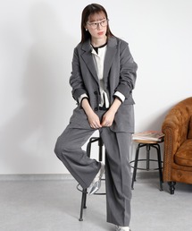 cepo | 〈セットアップ対応可能 / 2点セットアイテム〉レイヤードテーラードジャケット＆ベスト(テーラードジャケット)