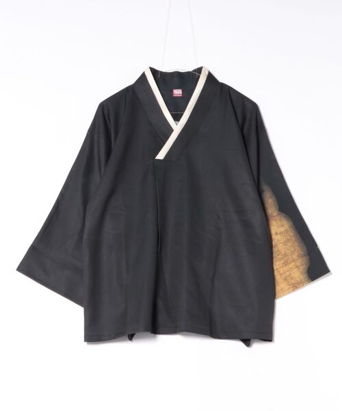 カヤ(カヤ)の「【カヤ】鶴寿トップス(その他トップス・レディース・グリーン/ライトパープル/スミクロ・FREE)」の1枚目の写真