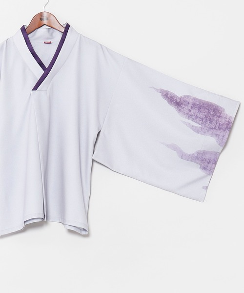 カヤ(カヤ)の「【カヤ】鶴寿トップス(その他トップス・レディース・グリーン/ライトパープル/スミクロ・FREE)」の5枚目の写真