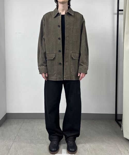 FABREGAT(ファブレガ)の「カチオンフレンチワークジャケット(ヴィンテージブラウン)(デニムジャケット・レディース・その他・2/3)」の3枚目の写真