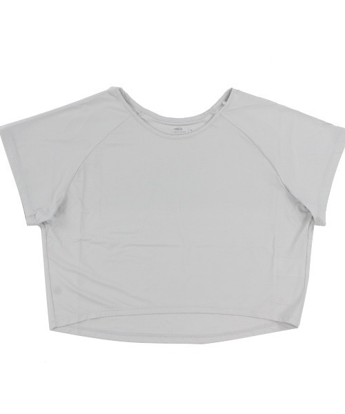 TIGORA(ティゴラ)の「ティゴラ TIGORA クロップドオーバーTシャツ(Tシャツ/カットソー・レディース・ブラック/ライトグレー・S/M/L/XL)」の1枚目の写真