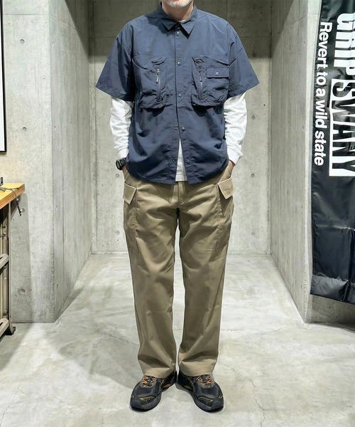 GRIP SWANY（グリップスワニー）の「【261M40GS01】GRIPSWANY×Dickies FIELD EASY BUSH PANTS（カーゴパンツ・メンズ・ヘザーグレー/カーキ/ブラック・M/L/XL）」の9枚目の写真