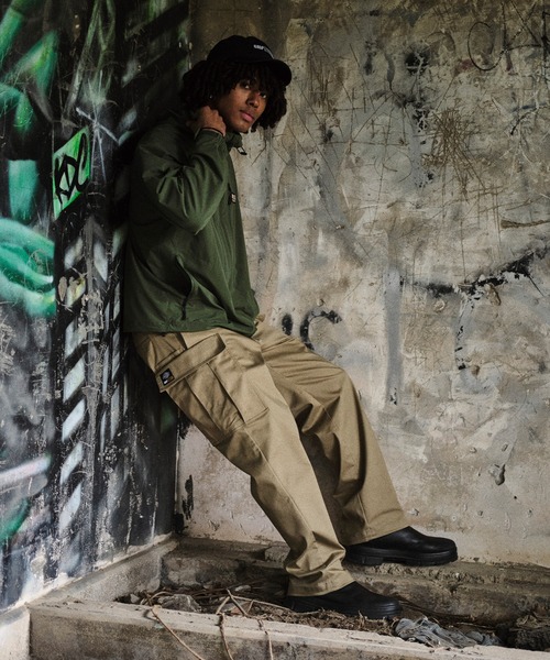 GRIP SWANY（グリップスワニー）の「【261M40GS01】GRIPSWANY×Dickies FIELD EASY BUSH PANTS（カーゴパンツ・メンズ・ヘザーグレー/カーキ/ブラック・M/L/XL）」の4枚目の写真