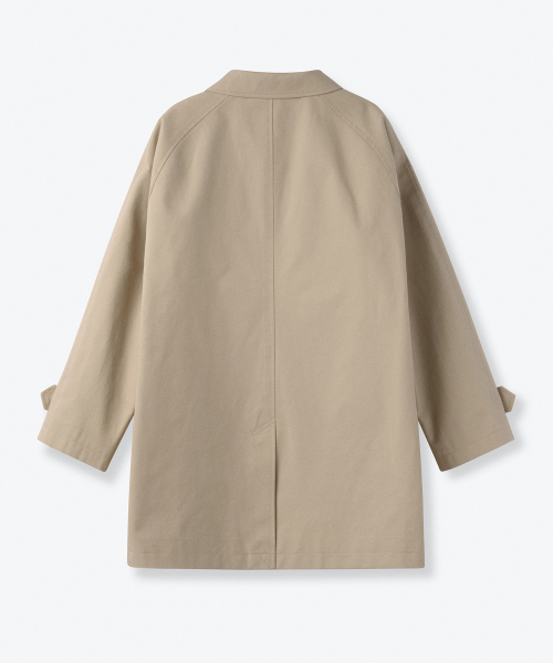 MUSINSA STANDARD KIDS（ムシンサスタンダードキッズ）の「コットンバルマカンコート[ベージュ]（トレンチコート・レディース・その他・100/110/120/130/140/150/160）」の3枚目の写真