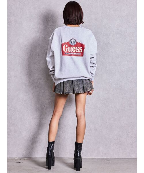 Guess(ゲス)の「GUESS GJ CN REG ROYAL CREWNECK(スウェット・レディース・ブラック/ライトグレー・FREE)」の12枚目の写真