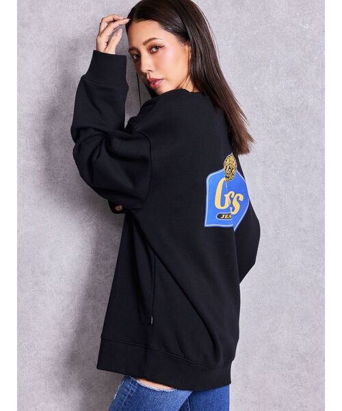 Guess(ゲス)の「GUESS GJ CN REG ROYAL CREWNECK(スウェット・レディース・ブラック/ライトグレー・FREE)」の14枚目の写真