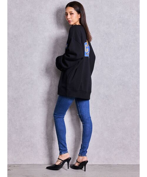 Guess(ゲス)の「GUESS GJ CN REG ROYAL CREWNECK(スウェット・レディース・ブラック/ライトグレー・FREE)」の17枚目の写真