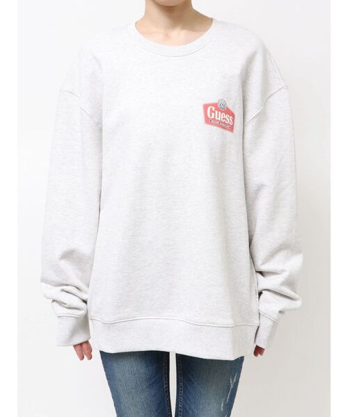 Guess(ゲス)の「GUESS GJ CN REG ROYAL CREWNECK(スウェット・レディース・ブラック/ライトグレー・FREE)」の18枚目の写真