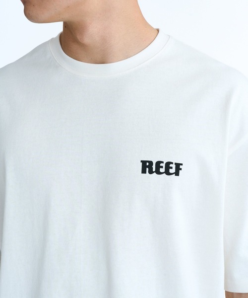 REEF（リーフ）の「REEF HERITAGE LOGO SS T Tシャツ 【2026年春夏モデル】/リーフ半袖ロゴTシャツ（Tシャツ/カットソー・メンズ・ホワイト/ブラック・X-LARGE/LARGE/MEDIUM/SMALL）」の4枚目の写真