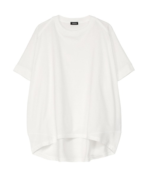 ZUCCa(ズッカ)の「(S)ROUND CUT JERSEY / Tシャツ(Tシャツ/カットソー・レディース・グリーン/イエロー/ブルー/ダークグレー/ホワイト・M size)」の2枚目の写真
