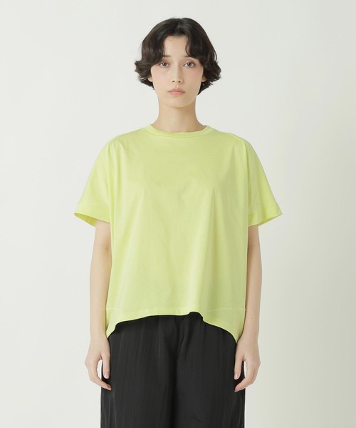 ZUCCa(ズッカ)の「(S)ROUND CUT JERSEY / Tシャツ(Tシャツ/カットソー・レディース・グリーン/イエロー/ブルー/ダークグレー/ホワイト・M size)」の5枚目の写真