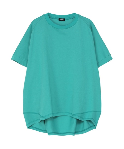 ZUCCa(ズッカ)の「(S)ROUND CUT JERSEY / Tシャツ(Tシャツ/カットソー・レディース・グリーン/イエロー/ブルー/ダークグレー/ホワイト・M size)」の6枚目の写真