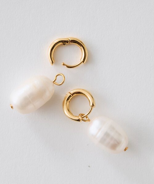 THE PAUSE（ザ ポーズ）の「【THE PAUSE】パールドロップピアス（ピアス（両耳用）・レディース・シルバー/ゴールド・FREE）」の7枚目の写真