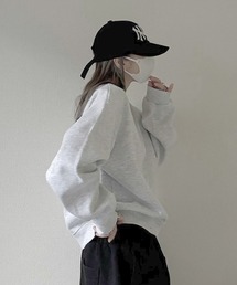 YACA（ヤーカ）の「Cropped Crew Neck Sweat/クロップドクルーネックスウェット【unisex item】（スウェット）」