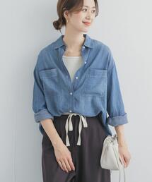 URBAN RESEARCH DOORS | シアーデニムシャツ(シャツ/ブラウス)