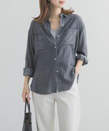 URBAN RESEARCH DOORS | シアーデニムシャツ(シャツ/ブラウス)