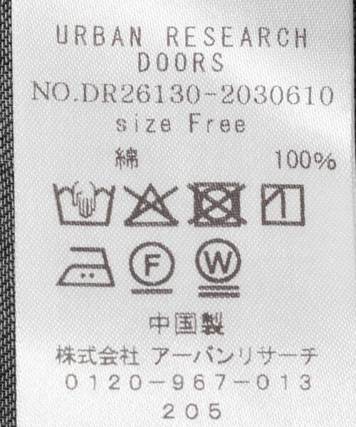 URBAN RESEARCH DOORS(アーバンリサーチドアーズ)の「シアーデニムシャツ(シャツ/ブラウス・レディース・ブラック/インディゴブルー・FREE)」の18枚目の写真