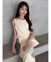 SNIDEL | ペプラムパンツセットアップ(ワンピース)