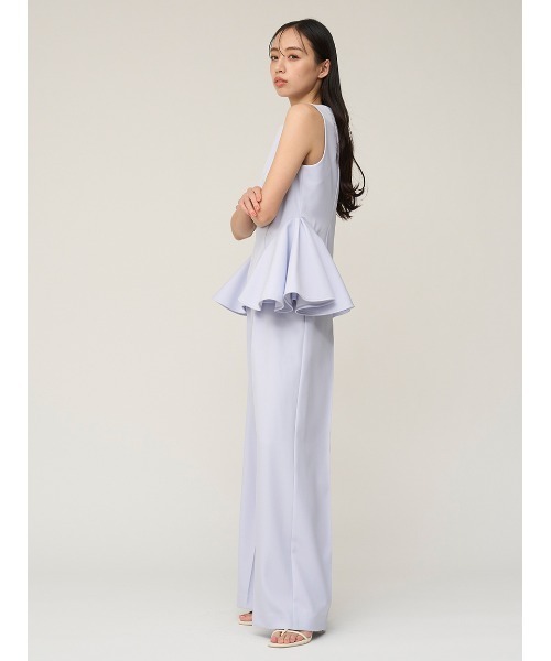 SNIDEL（スナイデル）の「ペプラムパンツセットアップ（ワンピース・レディース・サックスブルー/アイボリー/ネイビー・1/0）」の11枚目の写真