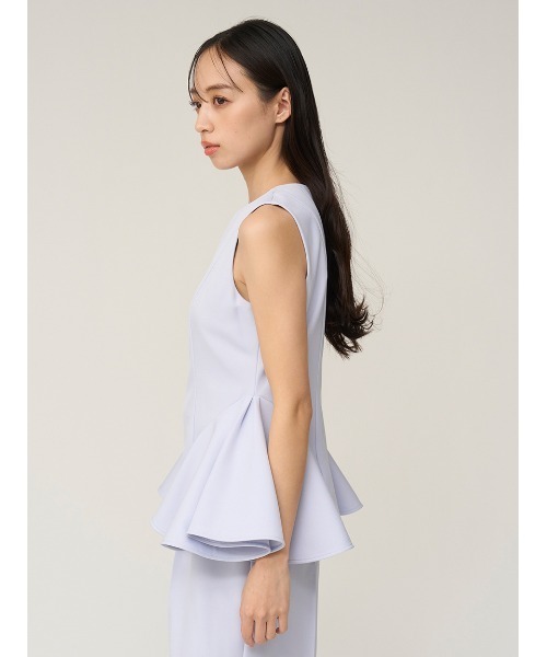 SNIDEL（スナイデル）の「ペプラムパンツセットアップ（ワンピース・レディース・サックスブルー/アイボリー/ネイビー・1/0）」の15枚目の写真