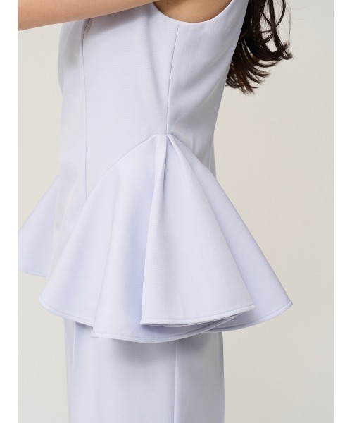 SNIDEL（スナイデル）の「ペプラムパンツセットアップ（ワンピース・レディース・サックスブルー/アイボリー/ネイビー・1/0）」の18枚目の写真