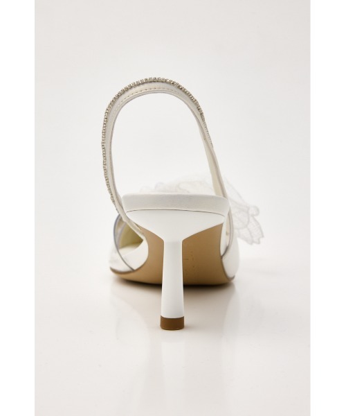 STACCATO(スタッカート)の「フェアリースリングパンプス(パンプス・レディース・ホワイト・24cm/24.5cm/23.5cm/23cm/22.5cm)」の5枚目の写真
