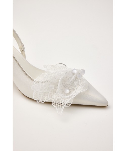 STACCATO(スタッカート)の「フェアリースリングパンプス(パンプス・レディース・ホワイト・24cm/24.5cm/23.5cm/23cm/22.5cm)」の7枚目の写真