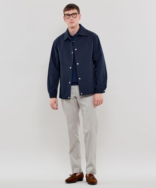 MACKINTOSH LONDON(マッキントッシュ ロンドン)の「【ALTON】コットンボンディングコーチジャケット(ブルゾン・メンズ・ネイビー/ベージュ・38/42/40)」の12枚目の写真