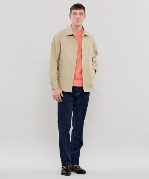 MACKINTOSH LONDON(マッキントッシュ ロンドン)の「【ALTON】コットンボンディングコーチジャケット(ブルゾン・メンズ・ネイビー/ベージュ・38/42/40)」の13枚目の写真