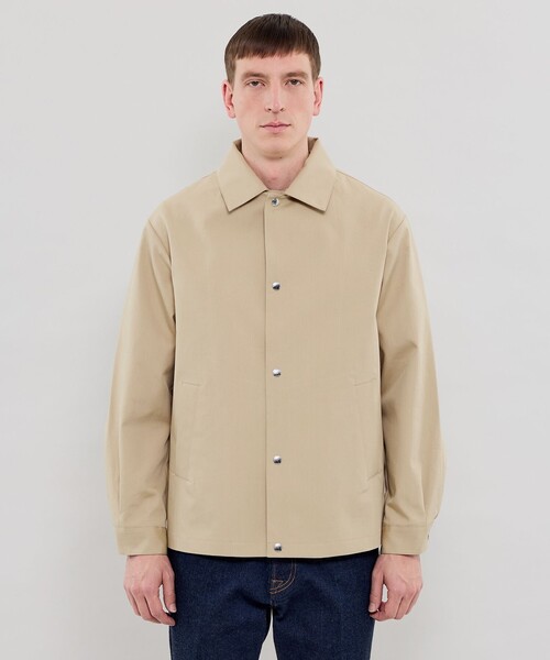 MACKINTOSH LONDON(マッキントッシュ ロンドン)の「【ALTON】コットンボンディングコーチジャケット(ブルゾン・メンズ・ネイビー/ベージュ・38/42/40)」の14枚目の写真