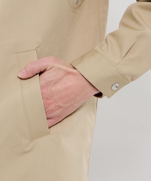 MACKINTOSH LONDON(マッキントッシュ ロンドン)の「【ALTON】コットンボンディングコーチジャケット(ブルゾン・メンズ・ネイビー/ベージュ・38/42/40)」の8枚目の写真
