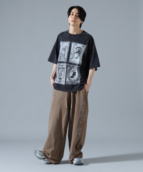DANKE SCHON（ダンケシェーン）の「DankeSchon/ダンケシェーン/CHEMICAL S/S Tee STUMPS（Tシャツ/カットソー・メンズ・ブラック・L/M）」の3枚目の写真