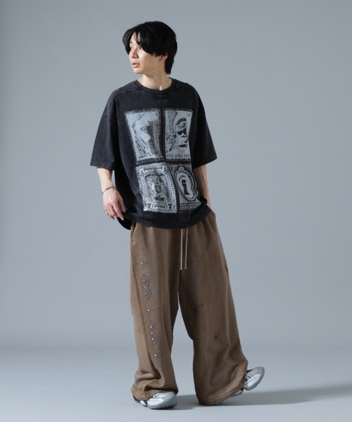 DANKE SCHON（ダンケシェーン）の「DankeSchon/ダンケシェーン/CHEMICAL S/S Tee STUMPS（Tシャツ/カットソー・メンズ・ブラック・L/M）」の4枚目の写真