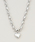 BASICKS�i�x�C�V�b�N�X�j�́uBASICKS / �x�C�V�b�N�X Heart Dropped Chain Necklace�i�l�b�N���X�j�v�b�V���o�[