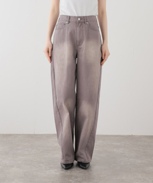 OBEY（オベイ）の「【OBEY / オベイ】 LEAH III BAGGY DENIM BLUR WASH（デニムパンツ）」