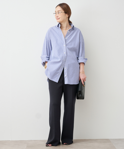 Deuxieme Classe（ドゥーズィエムクラス）の「【Raspail/ラスパイユ】WIDE SHIRT（シャツ/ブラウス・レディース・ブルー/スカイブルー/ホワイト・FREE）」の22枚目の写真