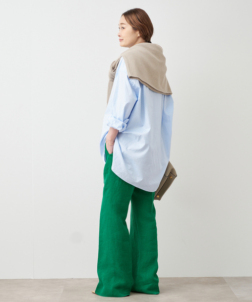 Deuxieme Classe（ドゥーズィエムクラス）の「【Raspail/ラスパイユ】WIDE SHIRT（シャツ/ブラウス・レディース・ブルー/スカイブルー/ホワイト・FREE）」の8枚目の写真