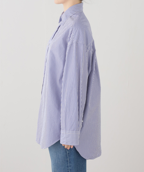 Deuxieme Classe（ドゥーズィエムクラス）の「【Raspail/ラスパイユ】WIDE SHIRT（シャツ/ブラウス・レディース・ブルー/スカイブルー/ホワイト・FREE）」の10枚目の写真