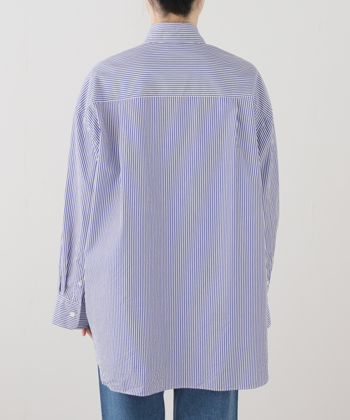 Deuxieme Classe（ドゥーズィエムクラス）の「【Raspail/ラスパイユ】WIDE SHIRT（シャツ/ブラウス・レディース・ブルー/スカイブルー/ホワイト・FREE）」の11枚目の写真