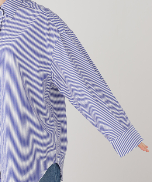 Deuxieme Classe（ドゥーズィエムクラス）の「【Raspail/ラスパイユ】WIDE SHIRT（シャツ/ブラウス・レディース・ブルー/スカイブルー/ホワイト・FREE）」の12枚目の写真