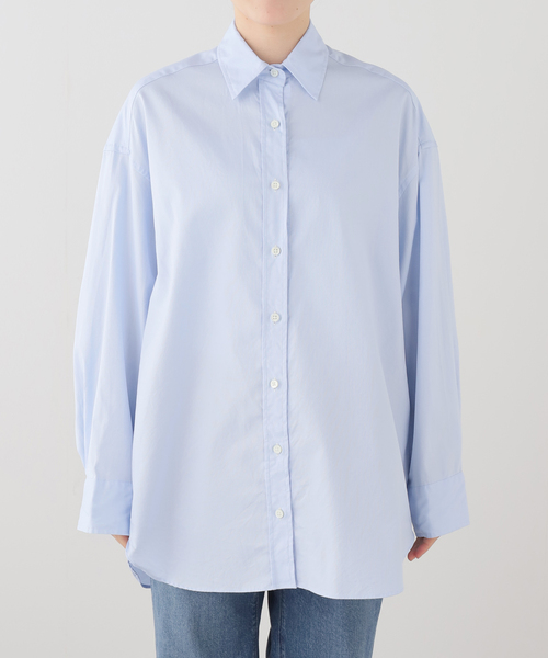 Deuxieme Classe（ドゥーズィエムクラス）の「【Raspail/ラスパイユ】WIDE SHIRT（シャツ/ブラウス・レディース・ブルー/スカイブルー/ホワイト・FREE）」の19枚目の写真