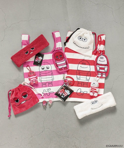 Me%（ミィパーセント）の「【ガチャピン・ムック/ガーとムー】カラビナ付きクリアポーチ　650246（ポーチ・レディース・シルバー/ブラック・FREE）」の12枚目の写真